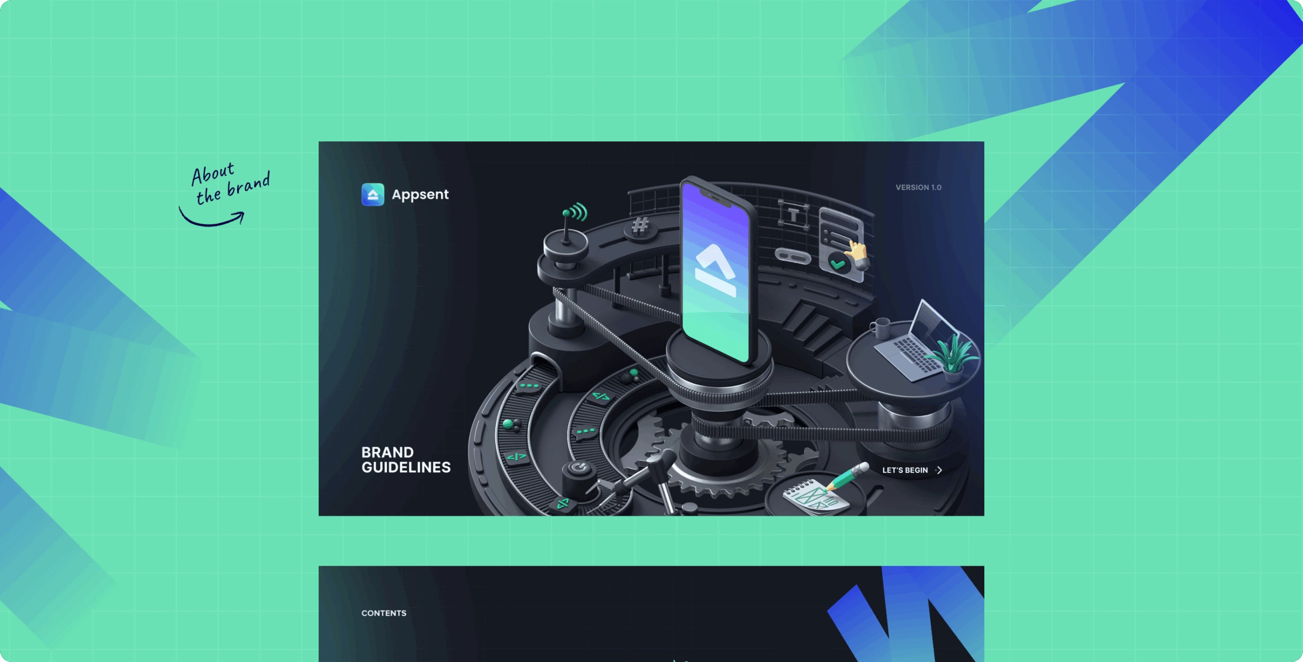 Appsent &ndash; branding for the application developers company - Website Development - Photo 16