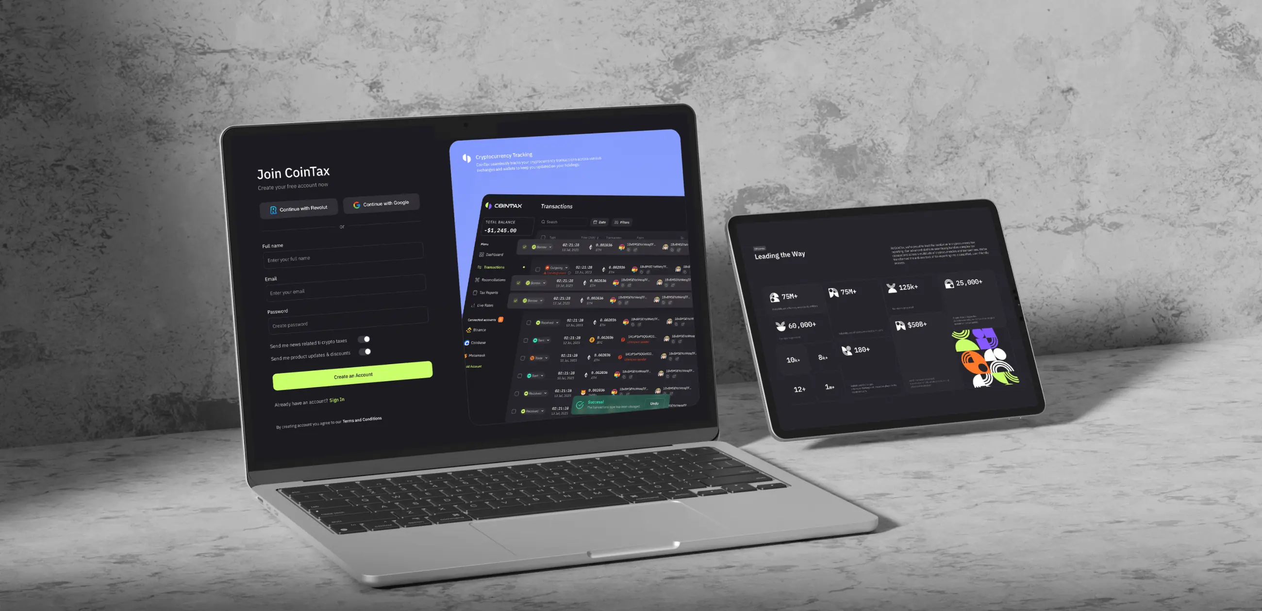 CoinTax &ndash; web app promo website - Website Development - Photo 5