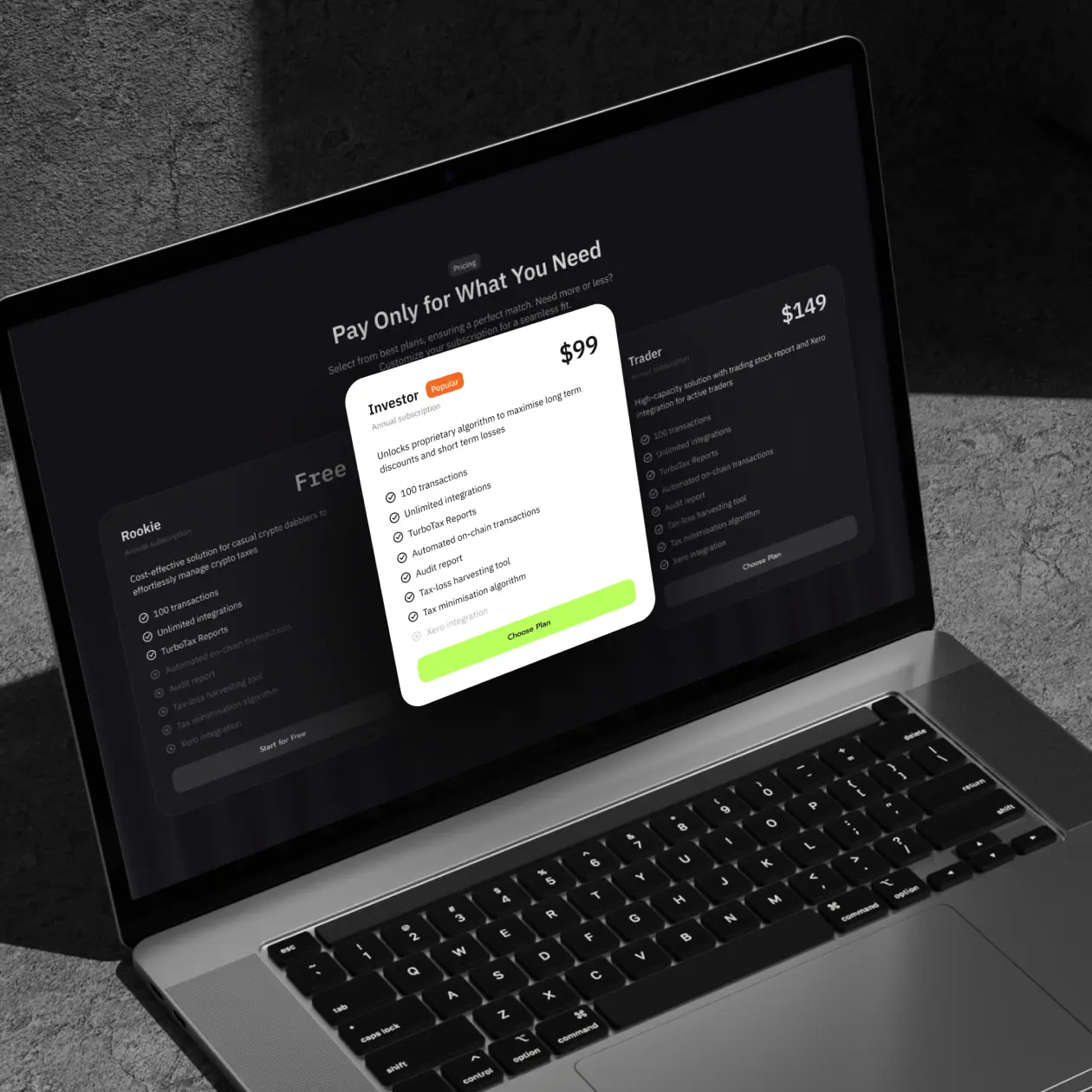 CoinTax &ndash; web app promo website - Website Development - Photo 7