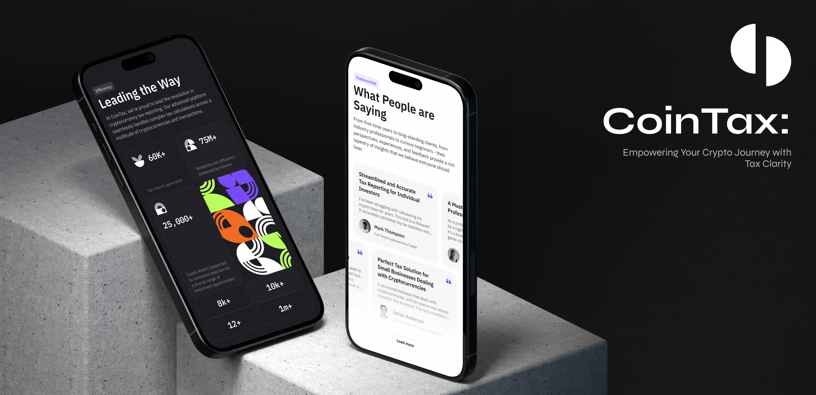 CoinTax &ndash; web app promo website - Website Development - Photo 8