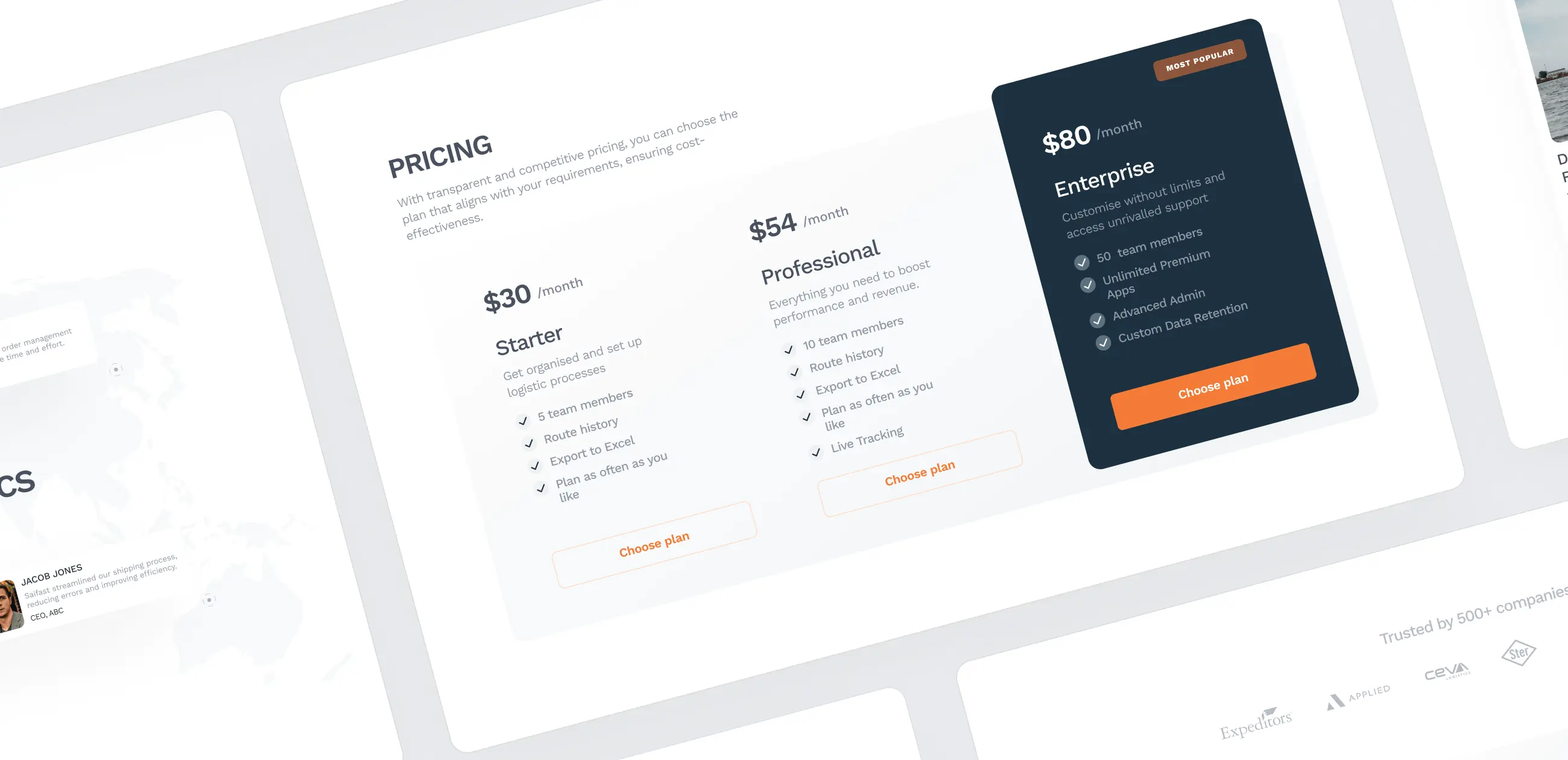 Saifast &ndash; promo website for logistics platform - Website Development - Photo 2