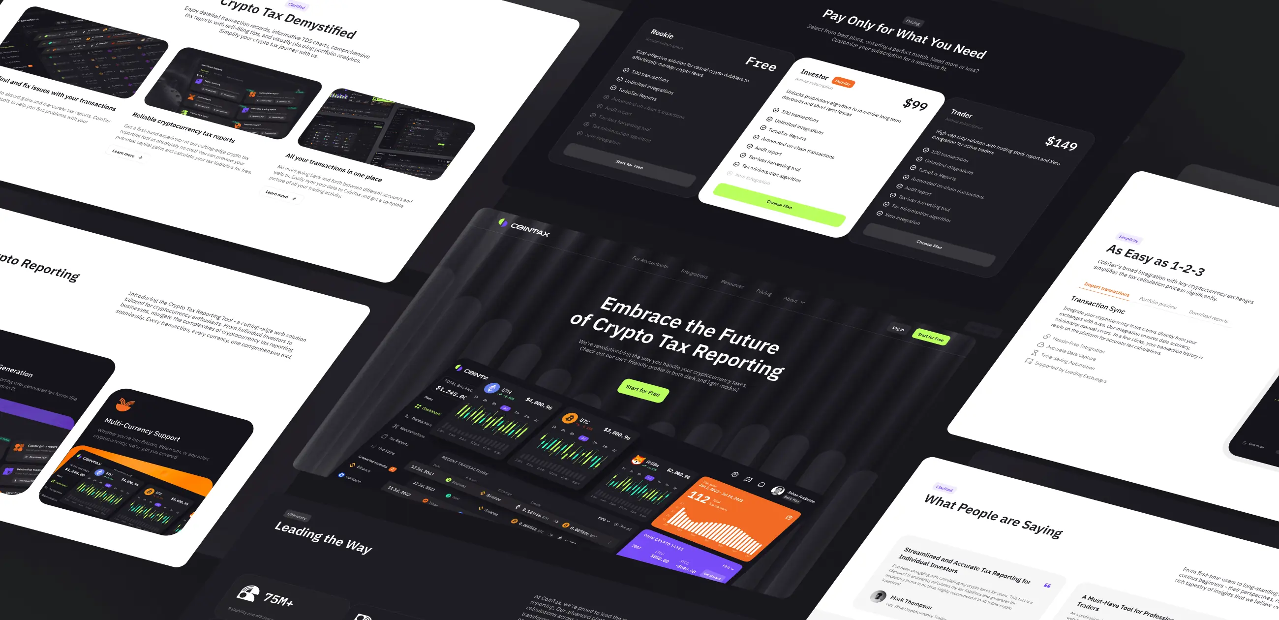 CoinTax &ndash; web app promo website - Website Development - Photo 11