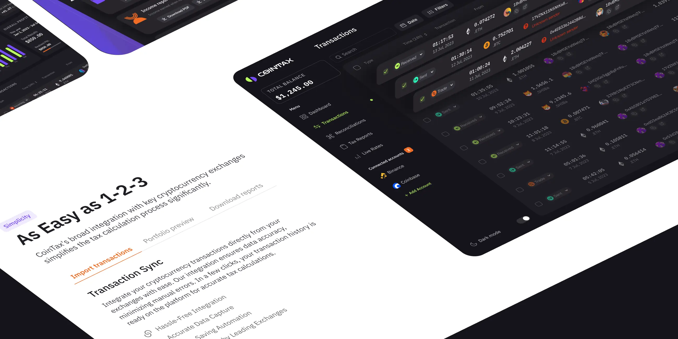 CoinTax &ndash; web app promo website - Website Development - Photo 4