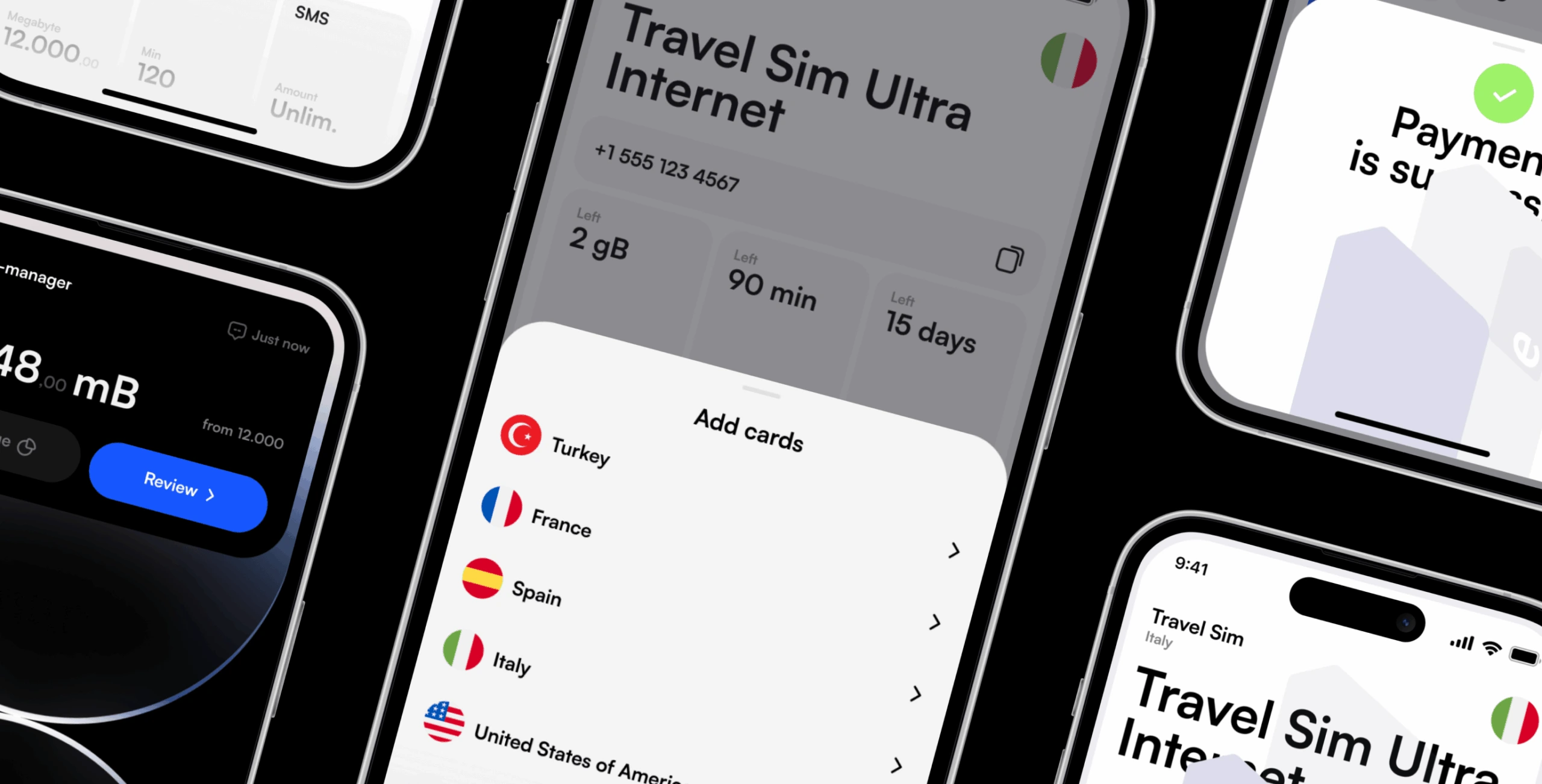 E-manager &ndash; mobile app for e-sim management - Website Development - Photo 8