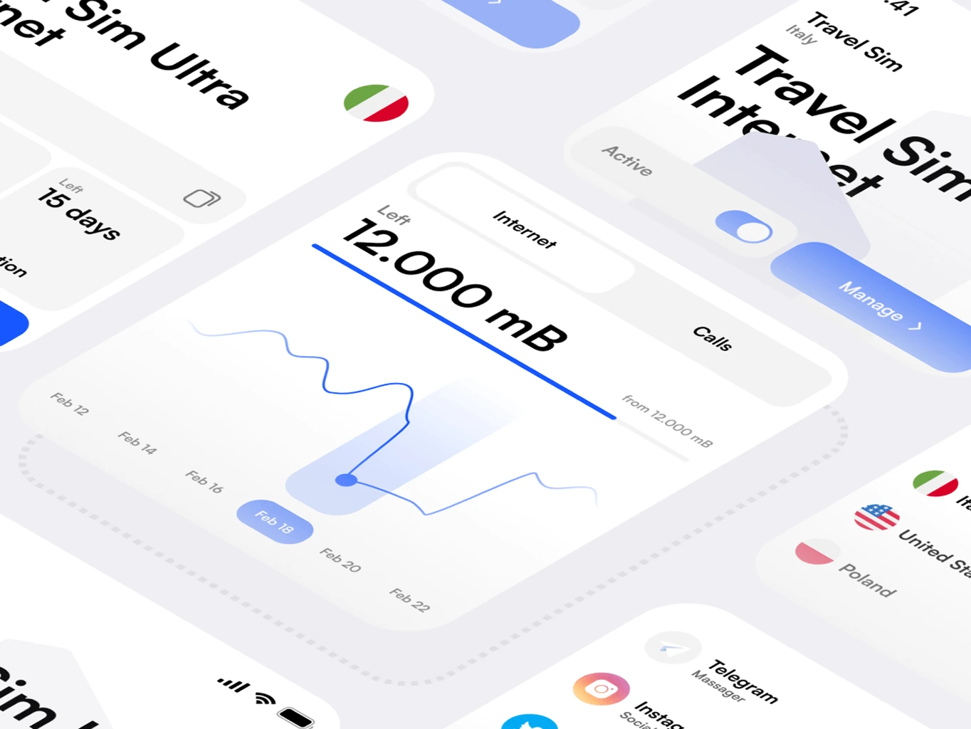 E-manager &ndash; mobile app for e-sim management - Website Development - Photo 6