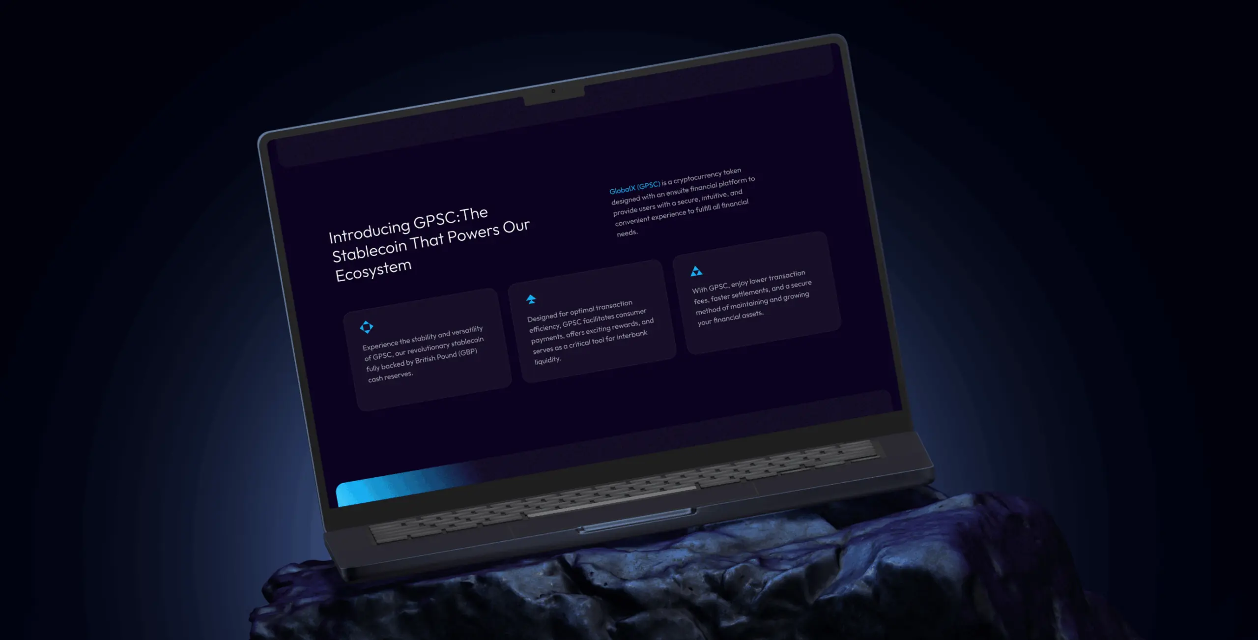 GlobalX &ndash; promo website for DEX - Website Development - Photo 3