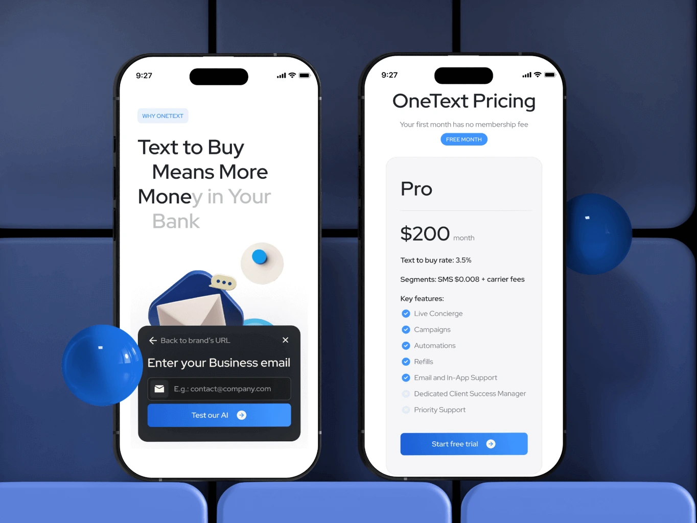 OneText &ndash; website redesign for SMS marketing tool - Website Development - Photo 9