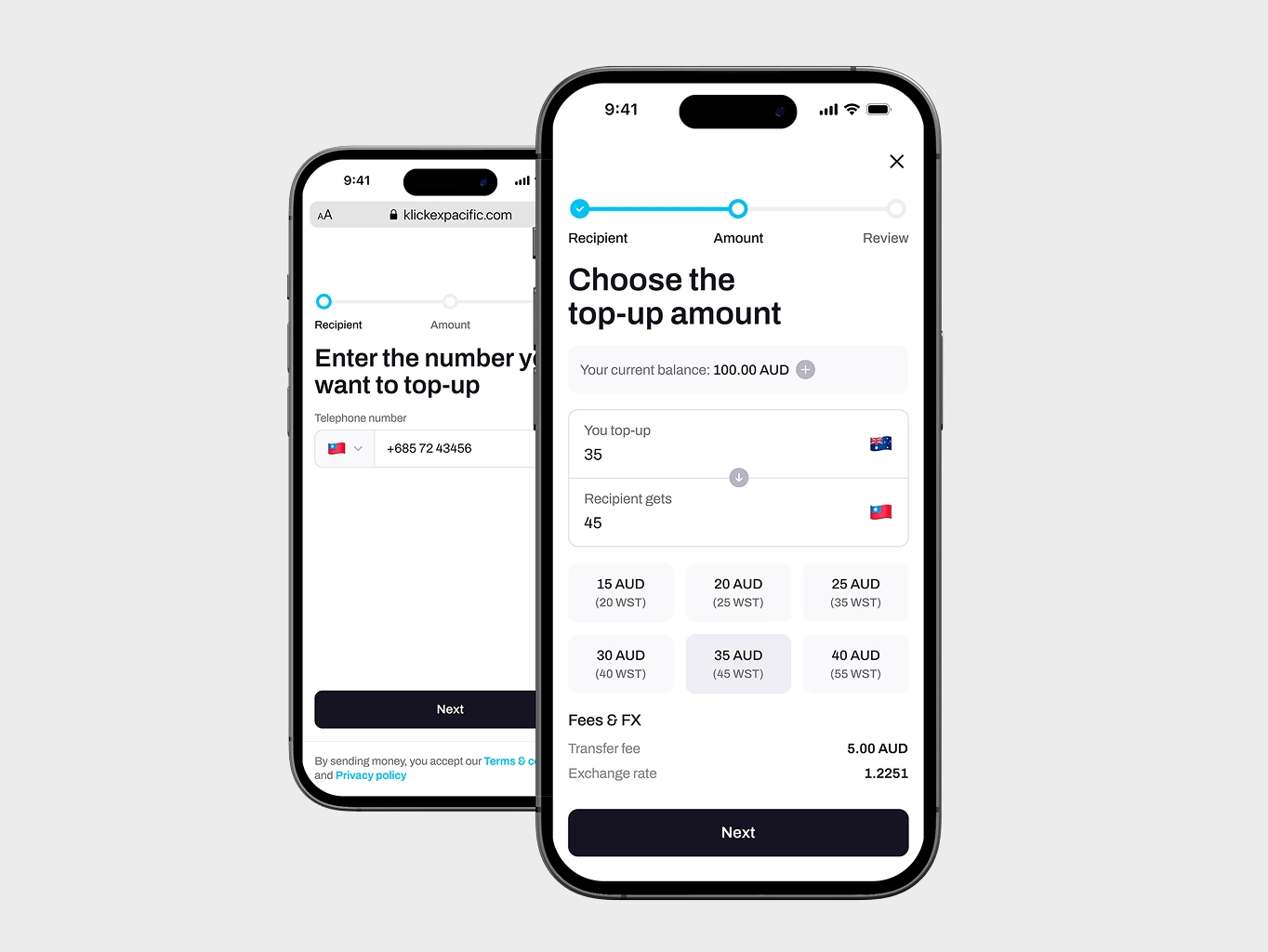 KlickEx &ndash; frictionless cross-<wbr>border payments for the Pacific Island communities - Website Development - Photo 13