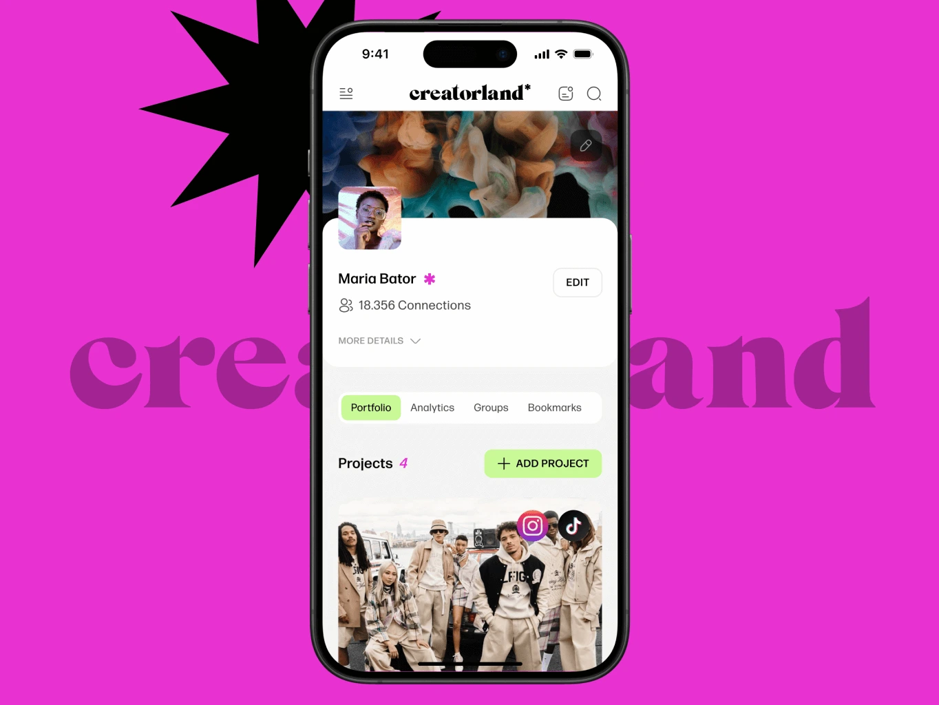 Creatorland &ndash; revolutionizing networking for Gen Z creators - Website Development - Photo 3