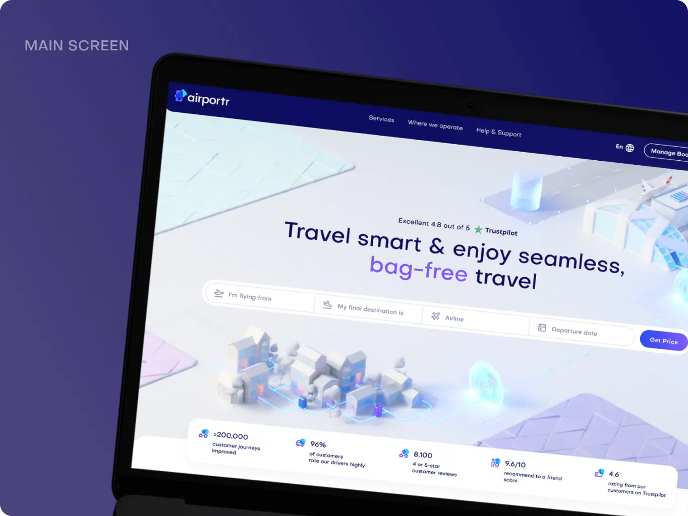 Airportr 2.0 &ndash; luggage carrying service website redesign - Website Development - Photo 12
