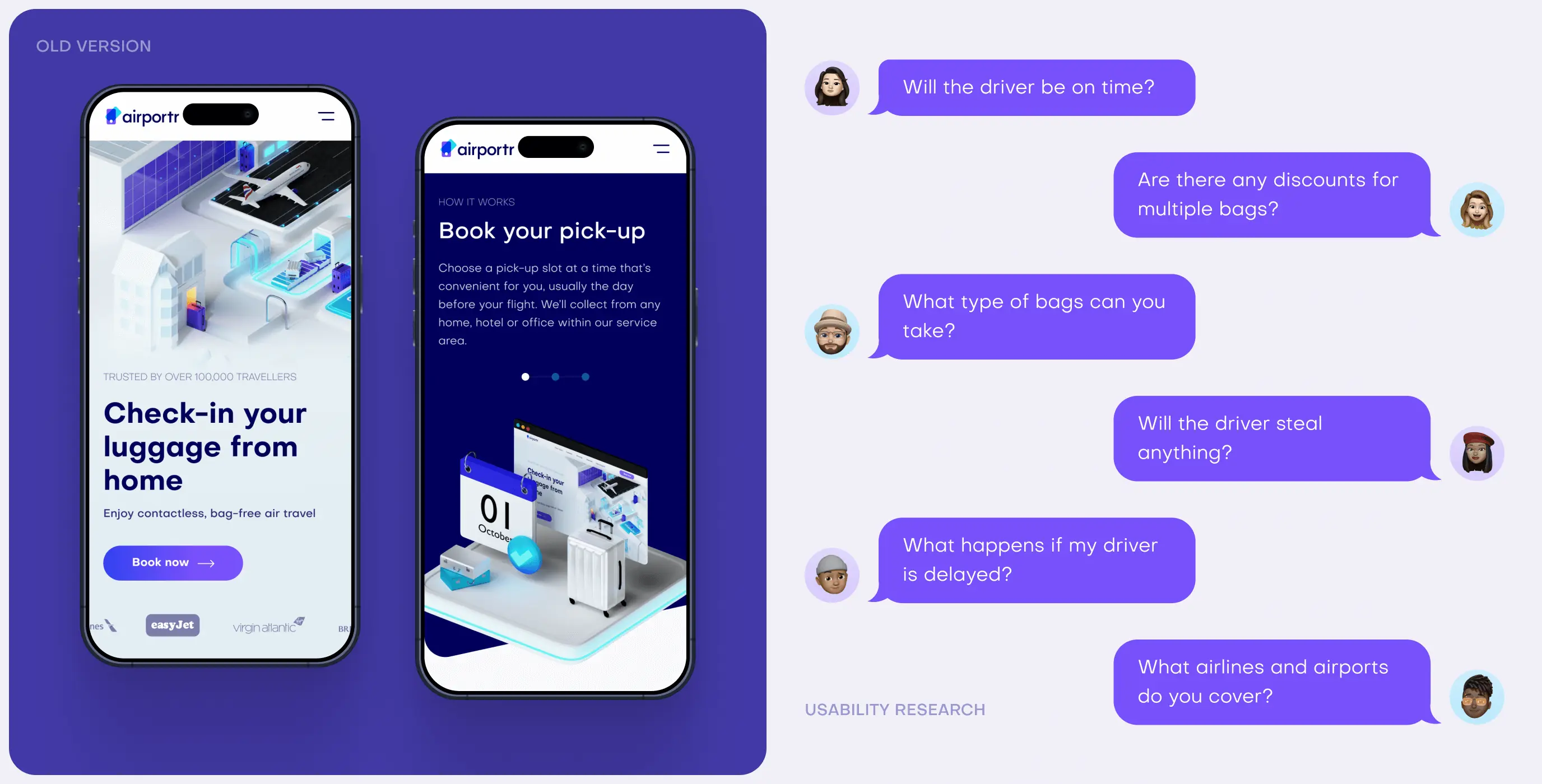 Airportr 2.0 &ndash; luggage carrying service website redesign - Website Development - Photo 3